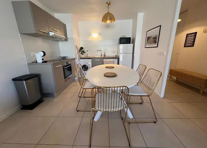 Apartment Centre Arcachon, Proche Plage, 6 Couchages, Balcon, Parking, Wifi Inclus - Fr-1-474-258