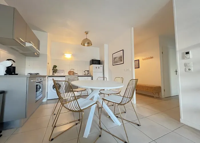 Apartment Centre Arcachon, Proche Plage, 6 Couchages, Balcon, Parking, Wifi Inclus - Fr-1-474-258