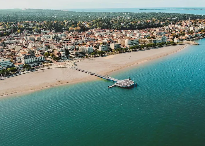 Apartment Centre Arcachon, Proche Plage, 6 Couchages, Balcon, Parking, Wifi Inclus - Fr-1-474-258 Arcachon